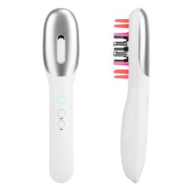 Electric Scalp Massage Comb Microcurrent Hair Brush Handheld Head Scratcher Massager Hair Oil Applicator with Vibration Micro-Current Mode Red & Blue