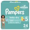 Pampers Baby-Dry Diapers Size 5, 24 Count