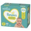 Pampers Swaddlers Active Baby Diapers, Size 3, 140 Count