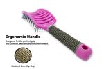 Hair Scalp Massage Brush Anti Static Curved Vented Styling Detangling Brushes Hair Scalp Massage Comb Hairbrush Bristle Nylon Women Wet Curly Detangle