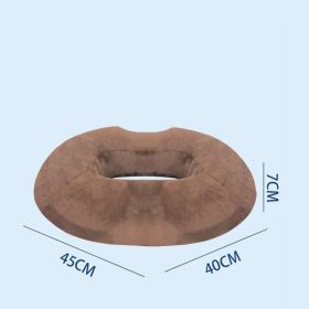 Pillow for Tailbone Pain Relief Cushion; Hemorrhoid Pillows for Sitting; Cushion for Postpartum Pregnancy;  Butt Seat Cushion;  Back;  Coccyx;  Sciat (Color: Deep brown)